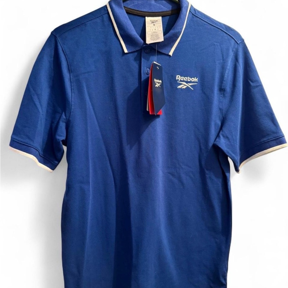 Reebok Blue Polo Shirt